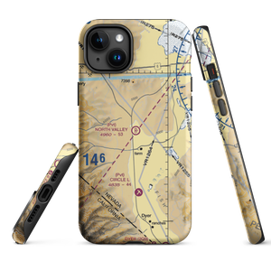 North Valley Airport (9CA6) VFR Sectional  Tough iPhone Case