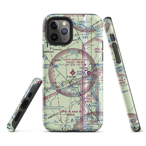 North Vernon Airport (OVO) VFR Sectional  Tough iPhone Case