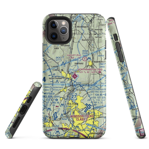 Northampton Airport (7B2) VFR Sectional  Tough iPhone Case