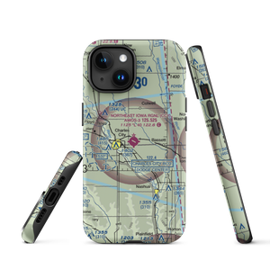 Northeast Iowa Regional Airport (CCY) VFR Sectional  Tough iPhone Case