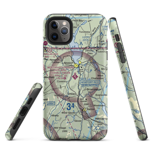 Northeast Kingdom International Airport (EFK) VFR Sectional  Tough iPhone Case