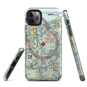 Northeast Ohio Regional Airport (HZY) VFR Sectional  Tough iPhone Case