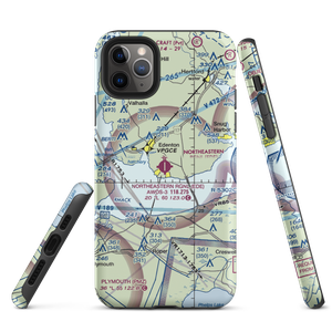 Northeastern Regional Airport (EDE) VFR Sectional  Tough iPhone Case