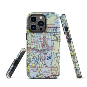 Northern Lights Seaplane Base (2VT2) VFR Sectional  Tough iPhone Case