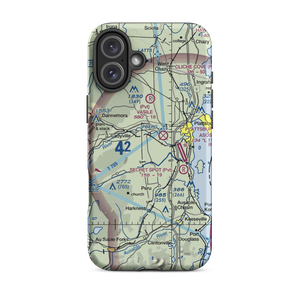 Northway Airport (NY97) VFR Sectional  Tough iPhone Case