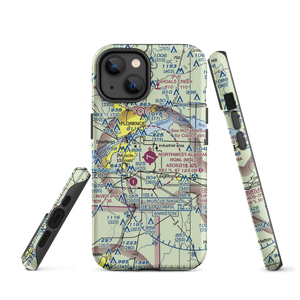 Northwest Alabama Regional Airport (MSL) VFR Sectional  Tough iPhone Case