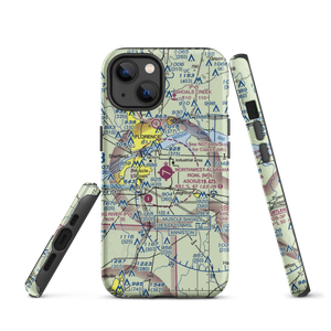 Northwest Alabama Regional Airport (MSL) VFR Sectional  Tough iPhone Case