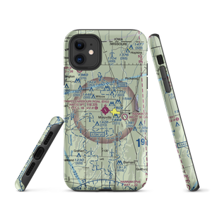 Northwest Missouri Regional Airport (EVU) VFR Sectional  Tough iPhone Case