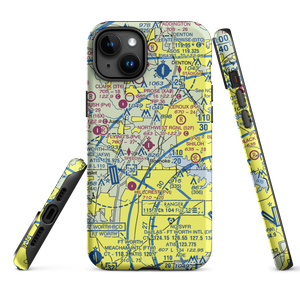 Northwest Regional Airport (52F) VFR Sectional  Tough iPhone Case