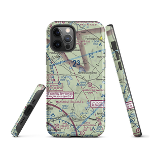 Northwood Airport (NH84) VFR Sectional  Tough iPhone Case