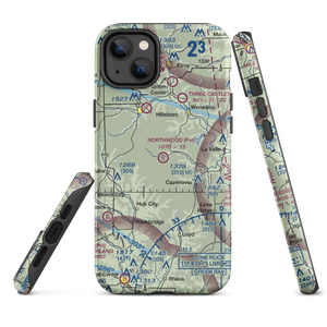Northwood Airstrip (WI54) VFR Sectional  Tough iPhone Case