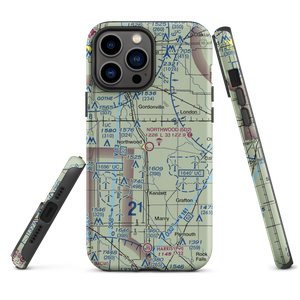 Northwood Municipal Airport (5D2) VFR Sectional  Tough iPhone Case