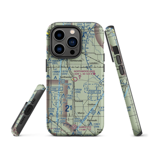 Northwood Municipal Airport (5D2) VFR Sectional  Tough iPhone Case