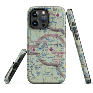 Northwoods Romeo Seaplane Base (4WI3) VFR Sectional  Tough iPhone Case