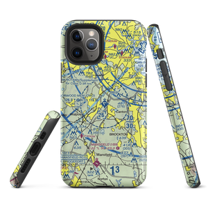 Norwood Memorial Airport (OWD) VFR Sectional  Tough iPhone Case
