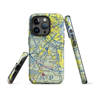 Norwood Memorial Airport (OWD) VFR Sectional  Tough iPhone Case