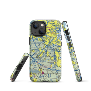 Norwood Memorial Airport (OWD) VFR Sectional  Tough iPhone Case