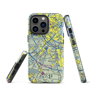 Norwood Memorial Airport (OWD) VFR Sectional  Tough iPhone Case