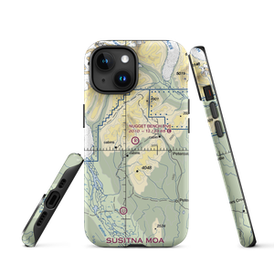 Nugget Bench Airport (33AK) VFR Sectional  Tough iPhone Case