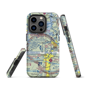 Nuggs Flying M Airport (TE68) VFR Sectional  Tough iPhone Case