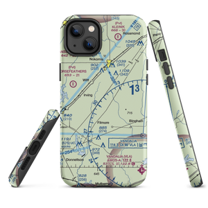 O K Flying Club Inc Airport (28IS) VFR Sectional  Tough iPhone Case