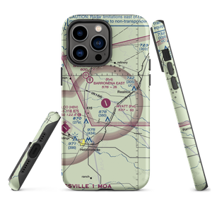 O S Wyatt Airport (14TS) VFR Sectional  Tough iPhone Case