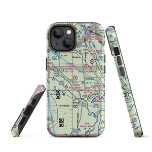 O'Brien Airpark East/West Airport (FD71) VFR Sectional  Tough iPhone Case
