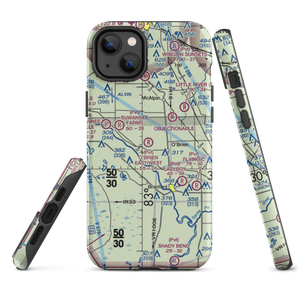 O'Brien Airpark East/West Airport (FD71) VFR Sectional  Tough iPhone Case