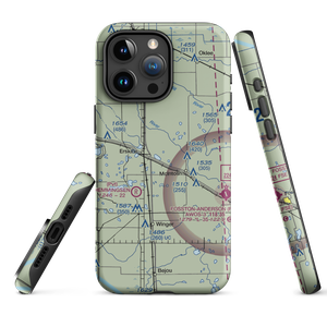 Oak Lake Air Strip (MN42) VFR Sectional  Tough iPhone Case