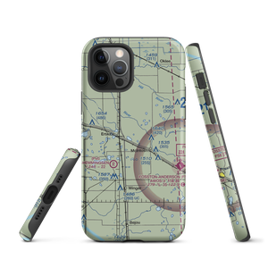 Oak Lake Air Strip (MN42) VFR Sectional  Tough iPhone Case