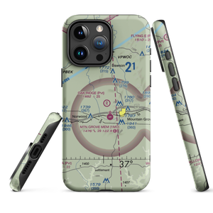 Oak Ridge Airpark (MO80) VFR Sectional  Tough iPhone Case