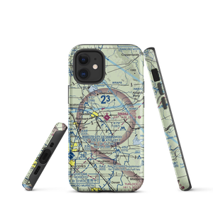 Oakdale Airport (O27) VFR Sectional  Tough iPhone Case