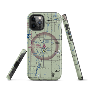 Oakes Municipal Airport (2D5) VFR Sectional  Tough iPhone Case