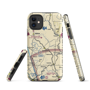 Oakesdale Airport (75DC) VFR Sectional  Tough iPhone Case