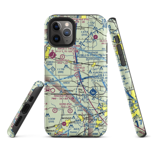 Oakfield RLA Airport (IL85) VFR Sectional  Tough iPhone Case