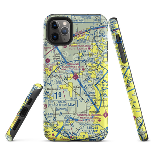 Oakland Southwest Airport (Y47) VFR Sectional  Tough iPhone Case