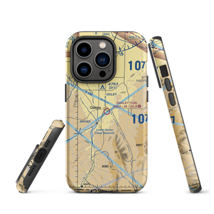 Oakley Municipal Airport (1U6) VFR Sectional  Tough iPhone Case