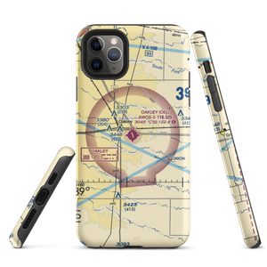 Oakley Municipal Airport (OEL) VFR Sectional  Tough iPhone Case