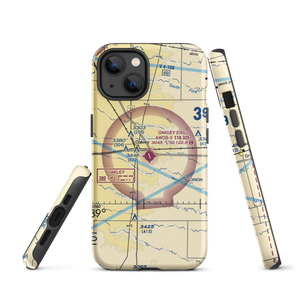 Oakley Municipal Airport (OEL) VFR Sectional  Tough iPhone Case