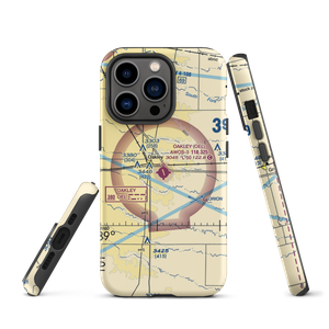 Oakley Municipal Airport (OEL) VFR Sectional  Tough iPhone Case