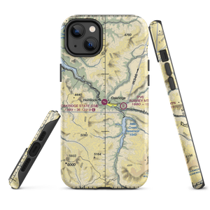 Oakridge State Airport (5S0) VFR Sectional  Tough iPhone Case