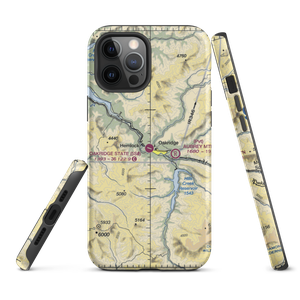 Oakridge State Airport (5S0) VFR Sectional  Tough iPhone Case