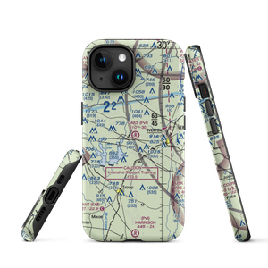 Oaks Airport (TX24) VFR Sectional  Tough iPhone Case