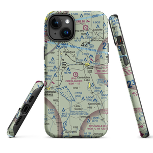 Oberlander Airport (PA52) VFR Sectional  Tough iPhone Case