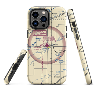 Oberlin Municipal Airport (OIN) VFR Sectional  Tough iPhone Case