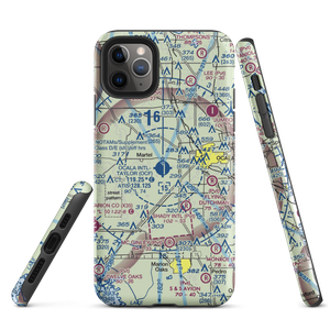 Ocala International Airport - Jim Taylor Field (OCF) VFR Sectional  Tough iPhone Case