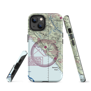 Ocean Ridge Airport (E55) VFR Sectional  Tough iPhone Case