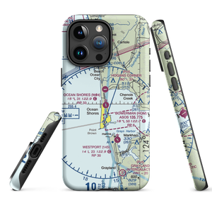 Ocean Shores Municipal Airport (W04) VFR Sectional  Tough iPhone Case