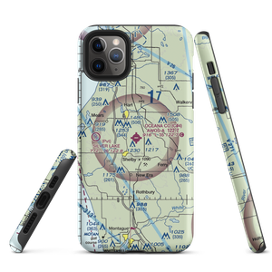 Oceana County Airport (C04) VFR Sectional  Tough iPhone Case