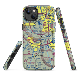 Odom's Roost Airport (76OK) VFR Sectional  Tough iPhone Case